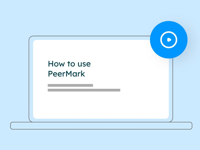 How to use PeerMark